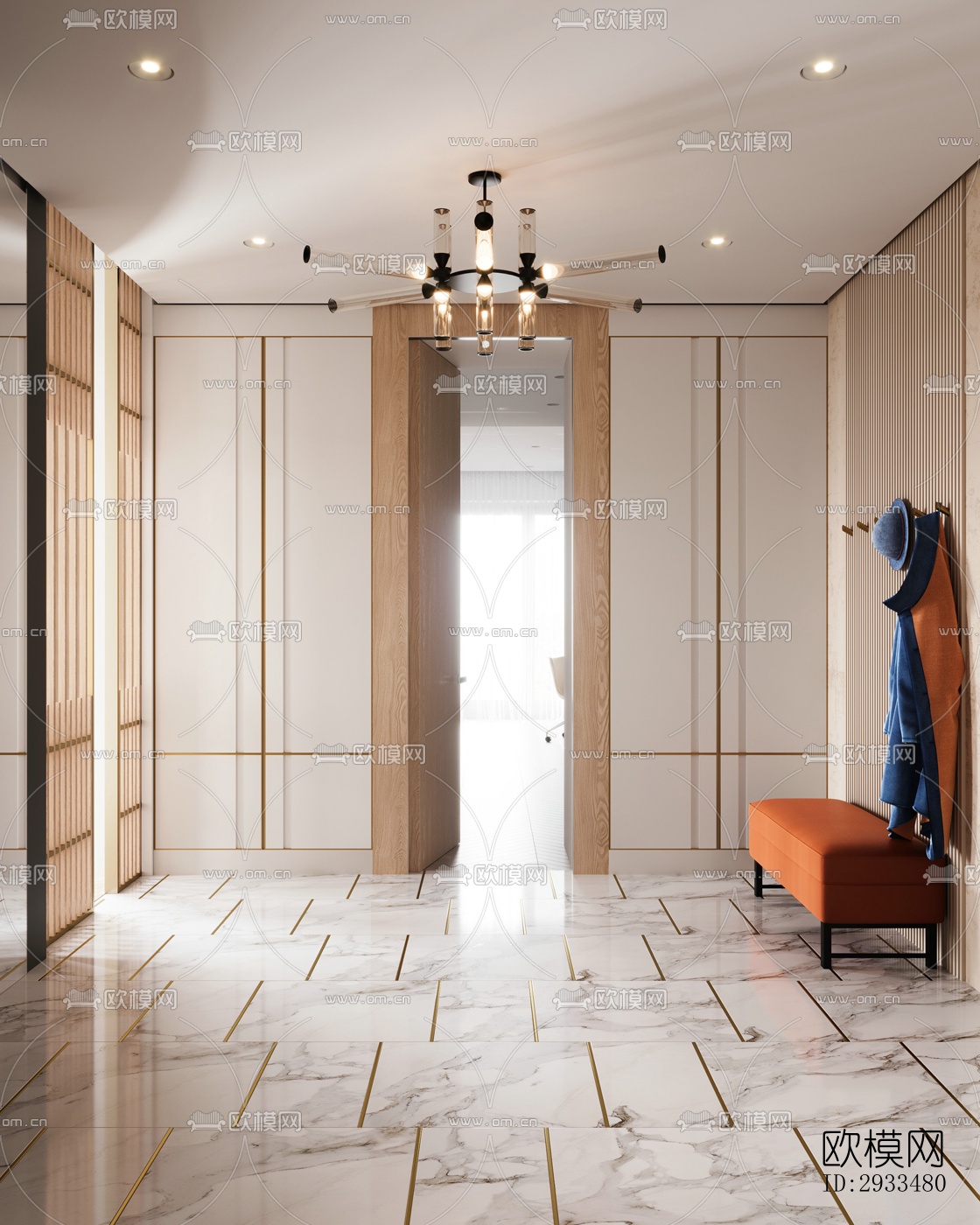 北欧公寓效果图下载（渲染图11）