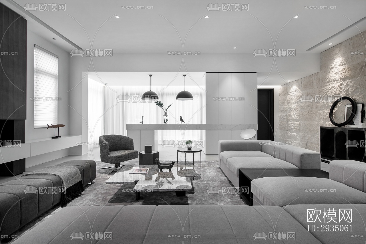 高级灰平层效果图下载（渲染图14）