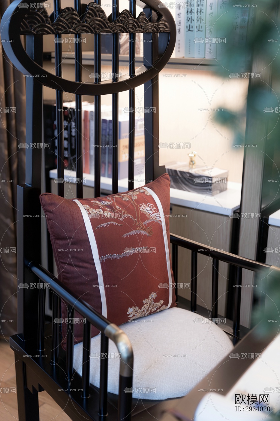 新中式别墅效果图下载（渲染图15）