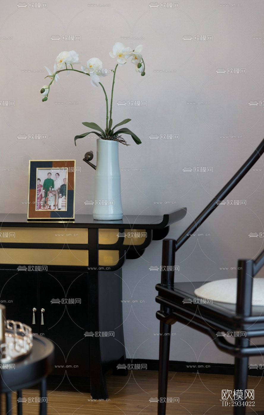 新中式别墅效果图下载（渲染图14）