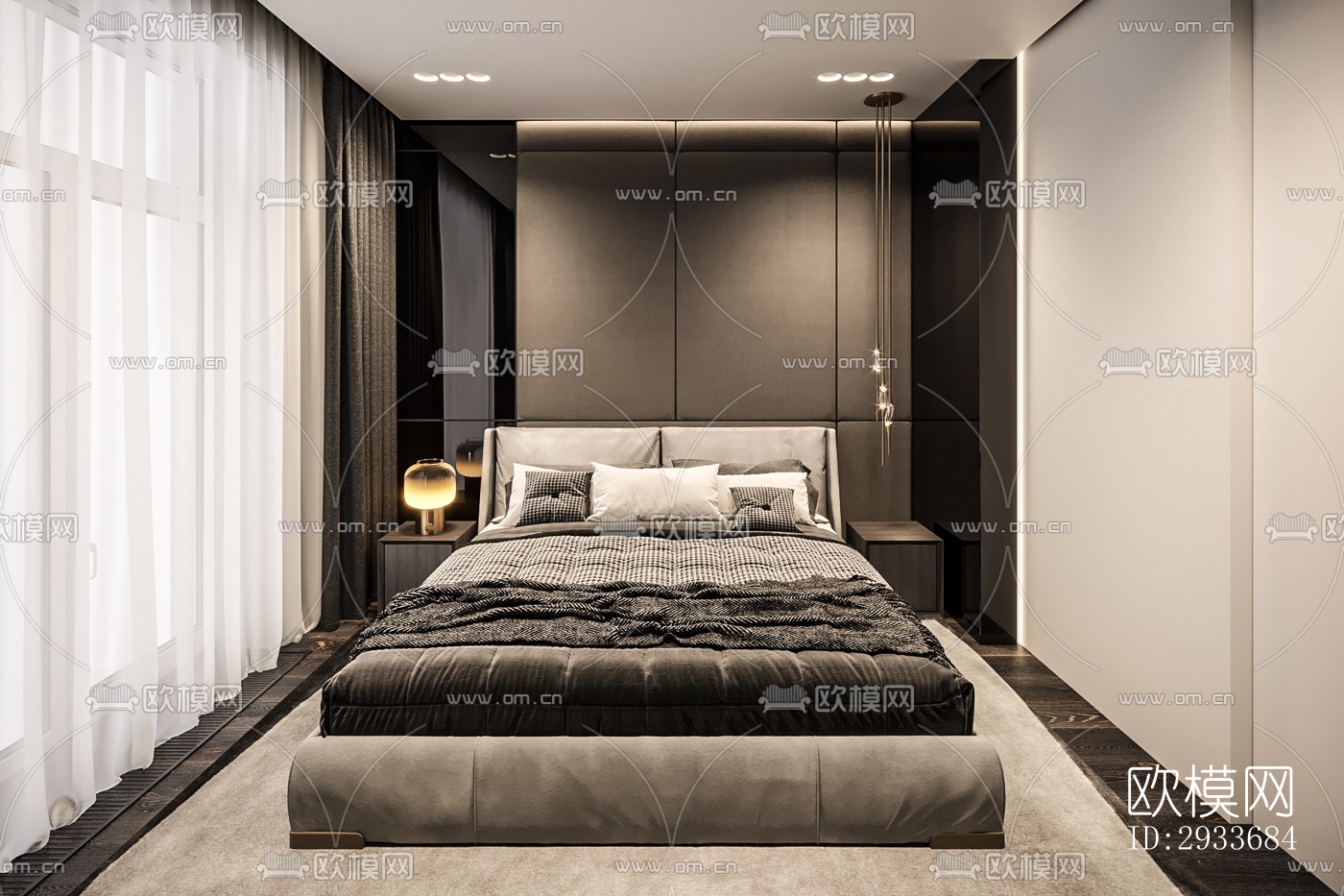 工业风公寓效果图下载（渲染图8）