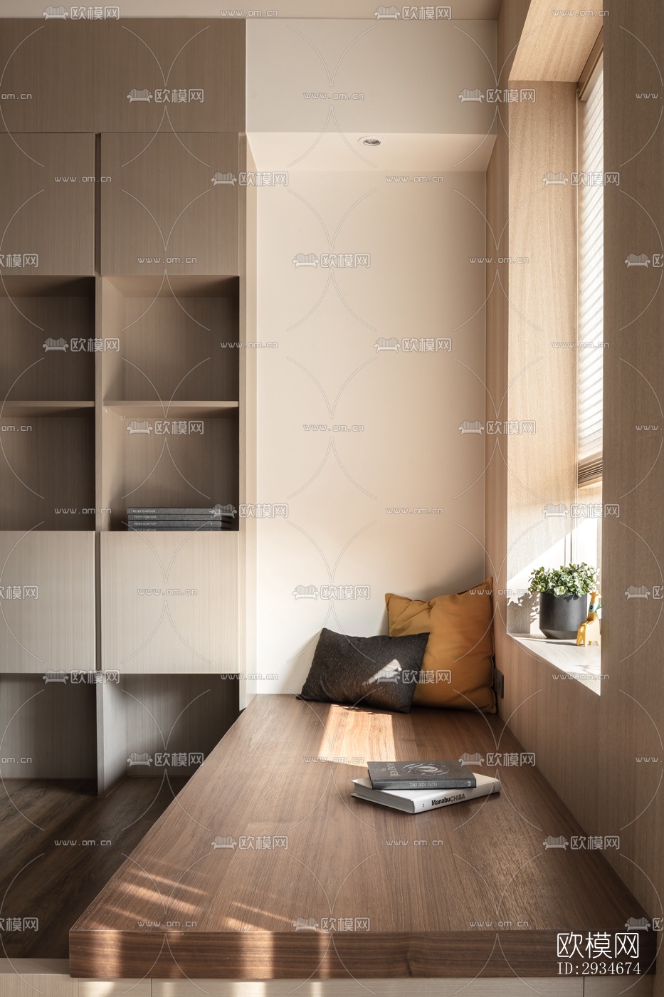 日式平层效果图下载（渲染图3）