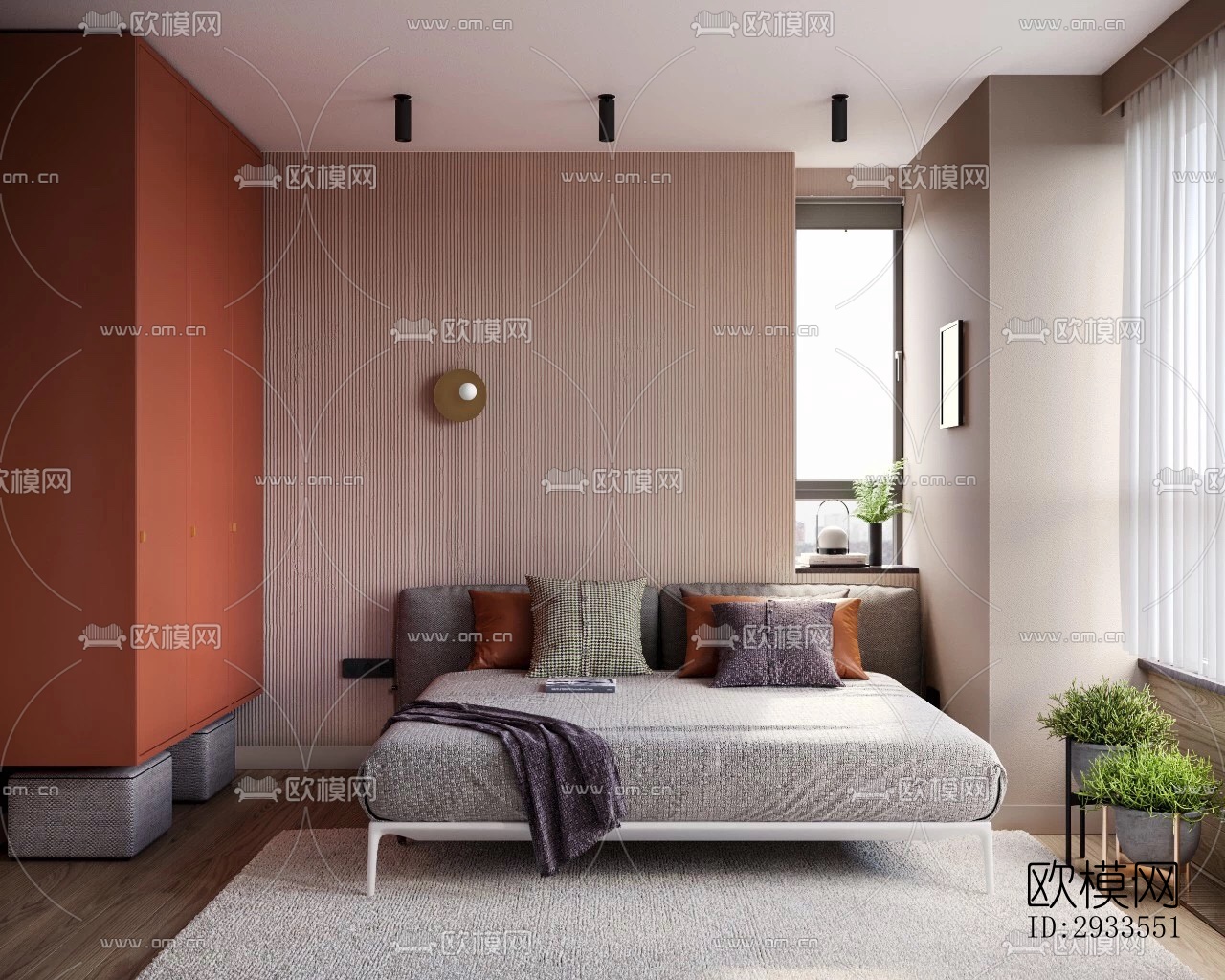 北欧公寓效果图下载（渲染图17）