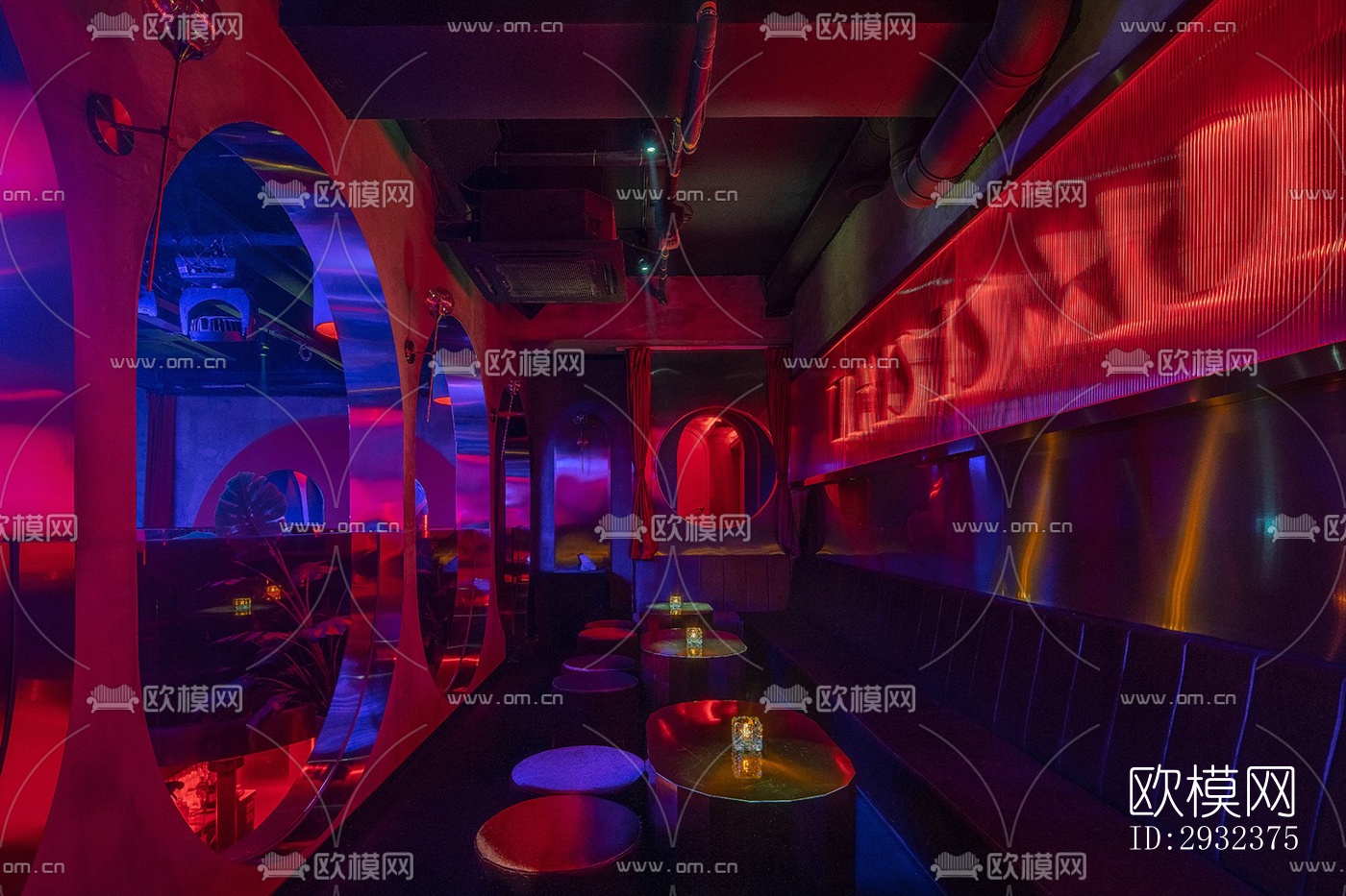 现代酒吧效果图下载（渲染图8）