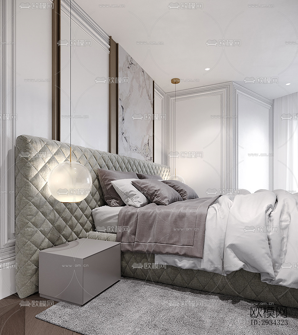 现代复式效果图下载（渲染图14）