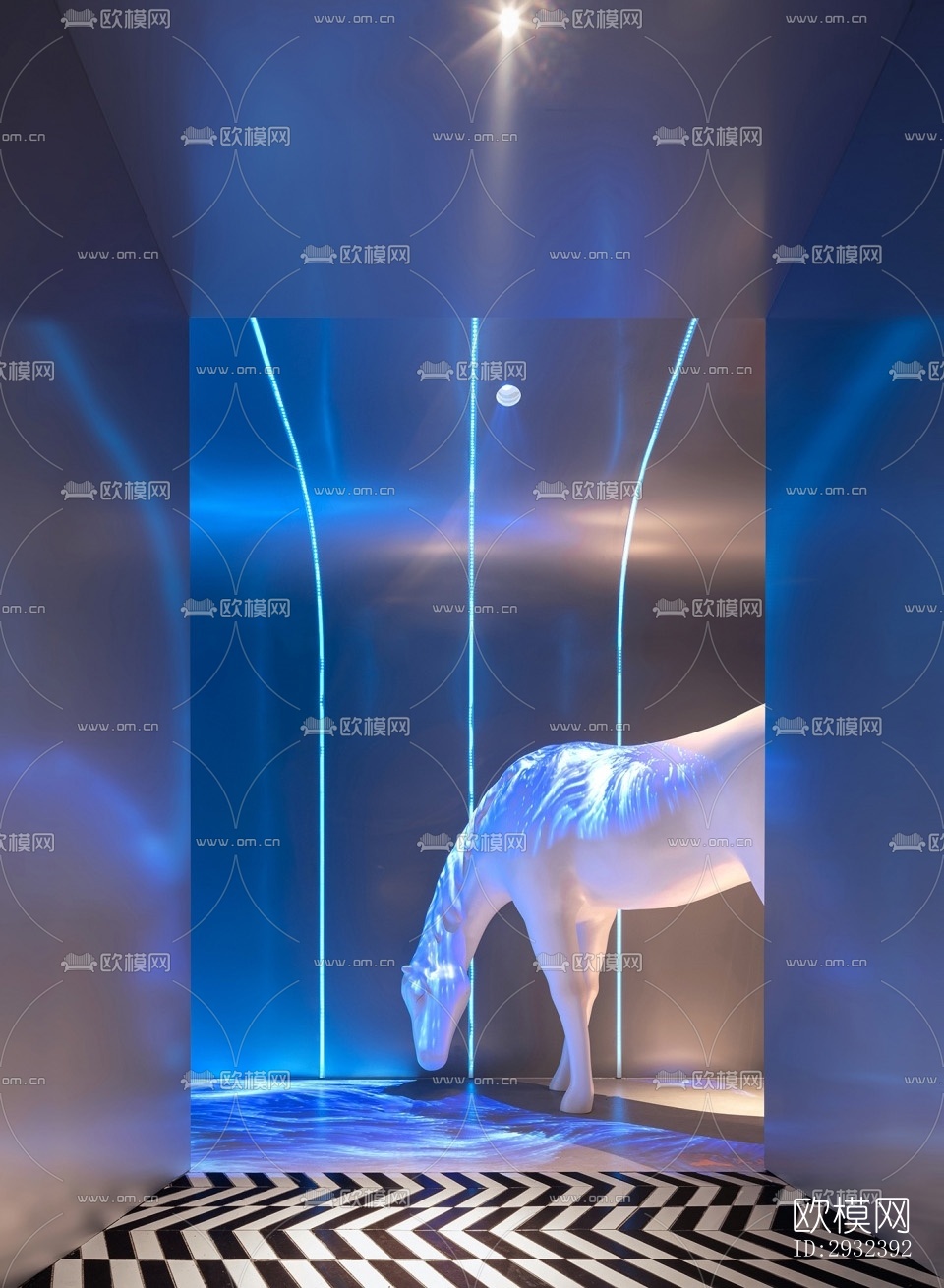 现代酒吧效果图下载（渲染图4）