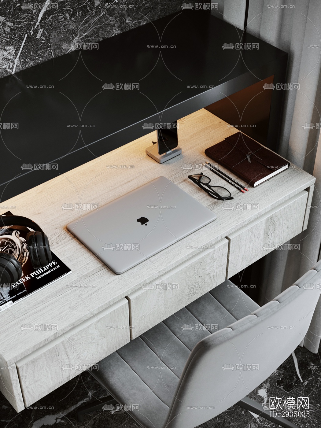 高级灰平层效果图下载（渲染图17）