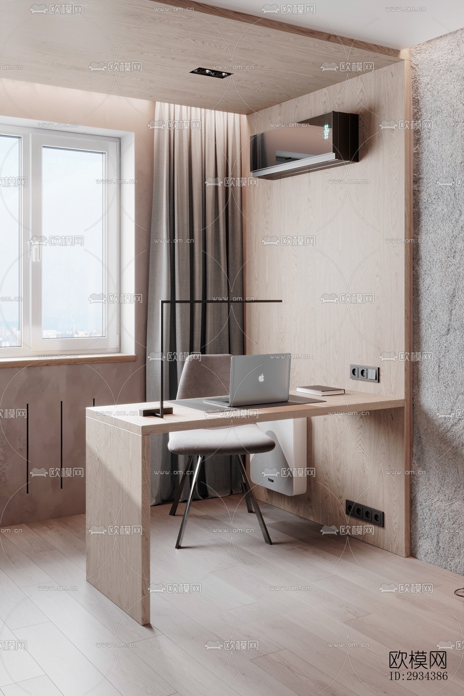 北欧平层效果图下载（渲染图3）