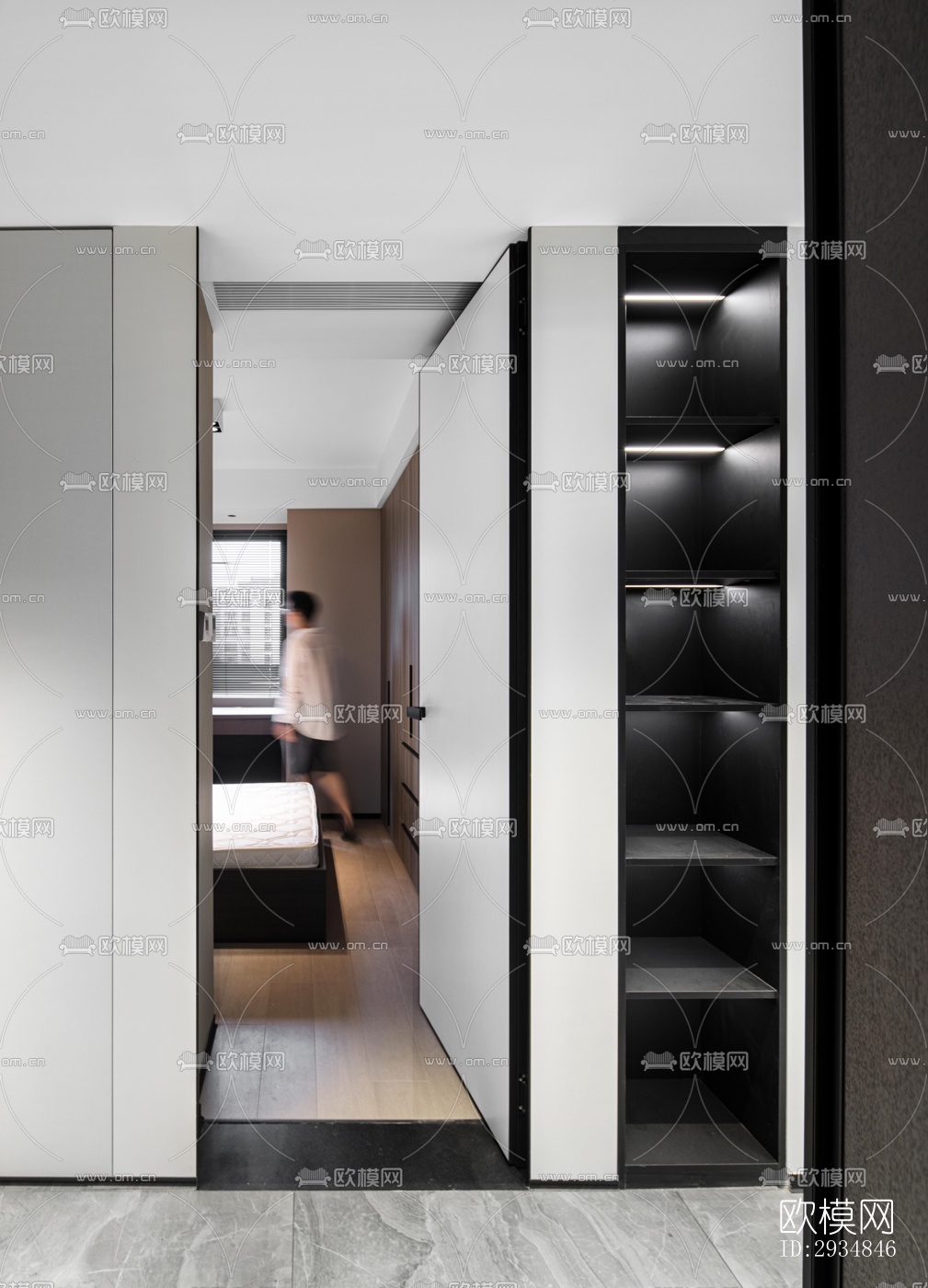 现代平层效果图下载（渲染图6）