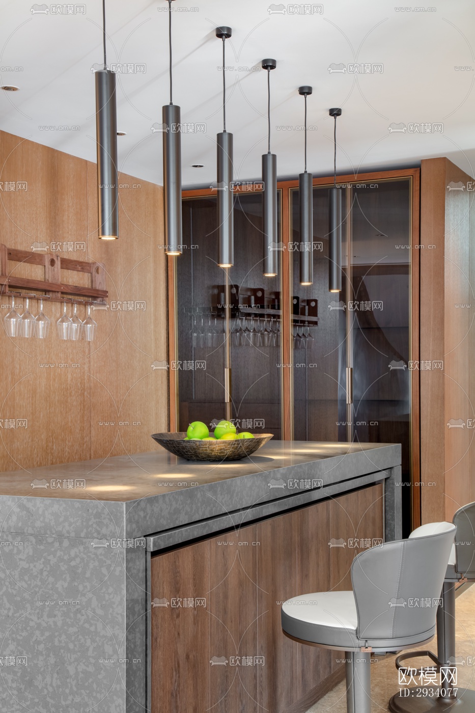 现代别墅效果图下载（渲染图17）