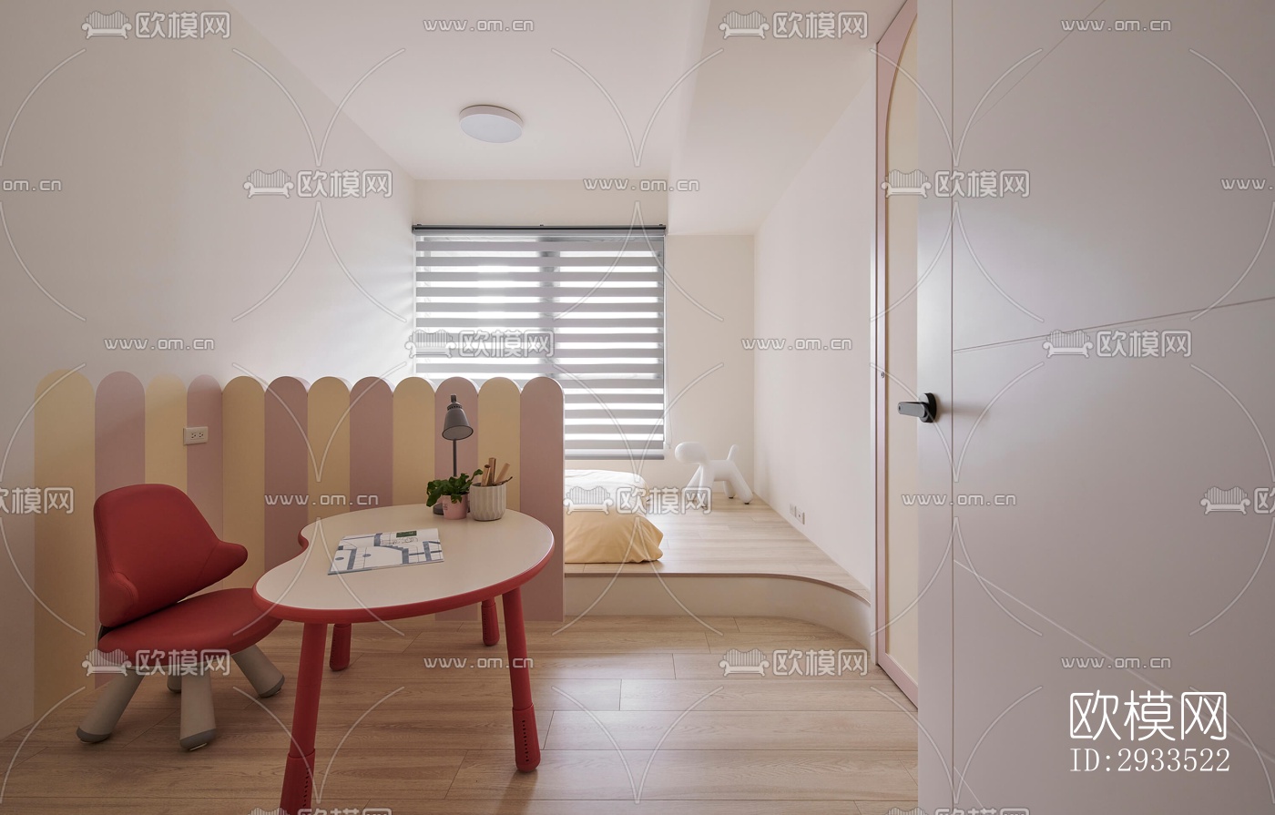 北欧公寓效果图下载（渲染图11）