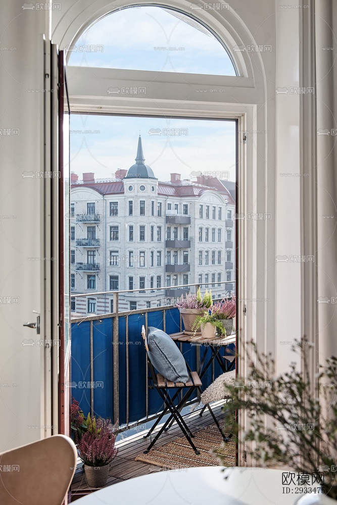 北欧公寓效果图下载（渲染图1）