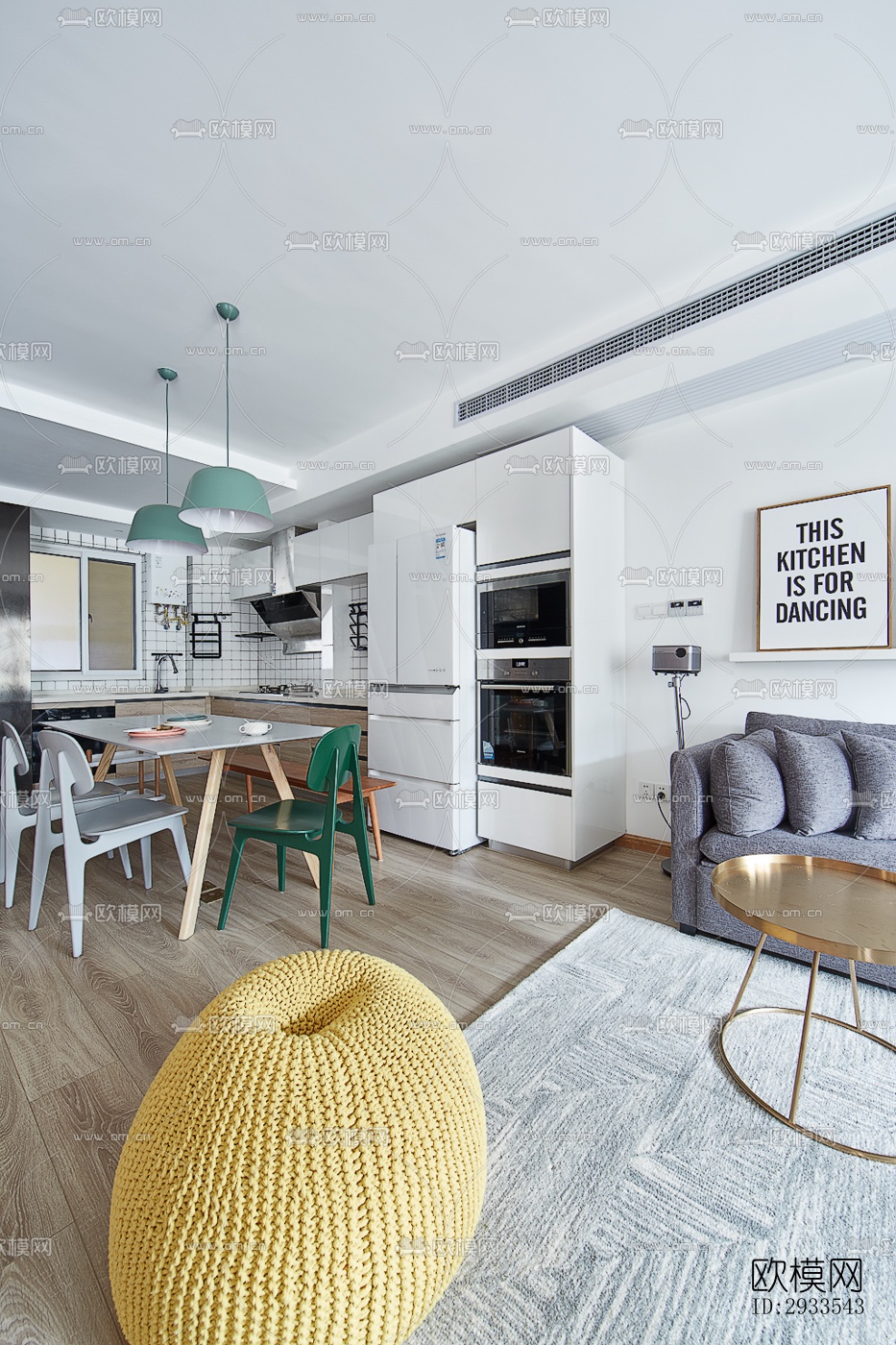 北欧公寓效果图下载（渲染图18）