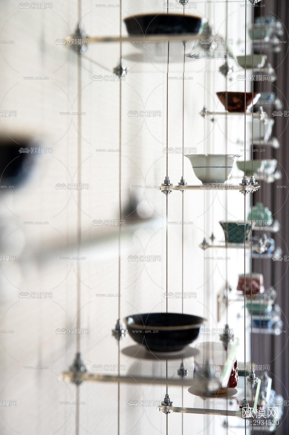 新中式平层效果图下载（渲染图20）