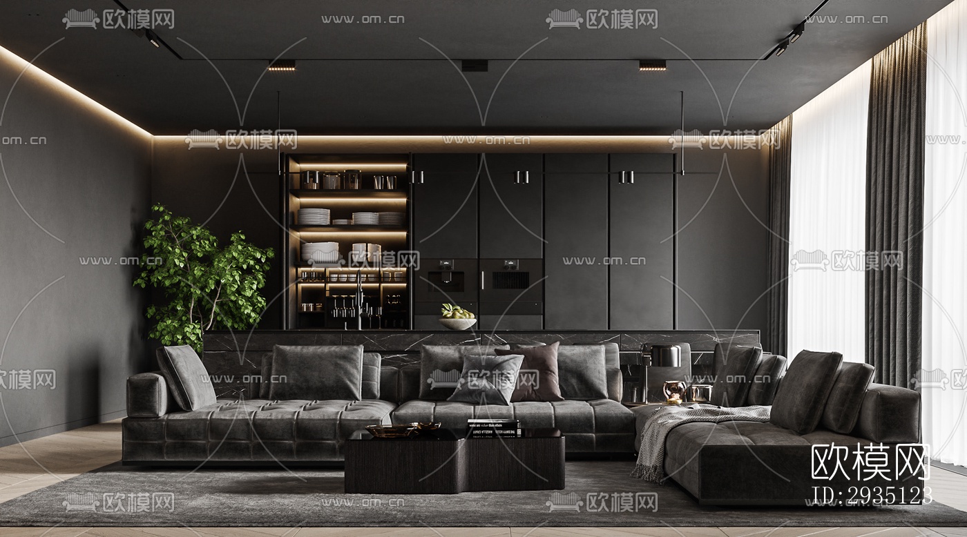 高级灰平层效果图下载（渲染图11）