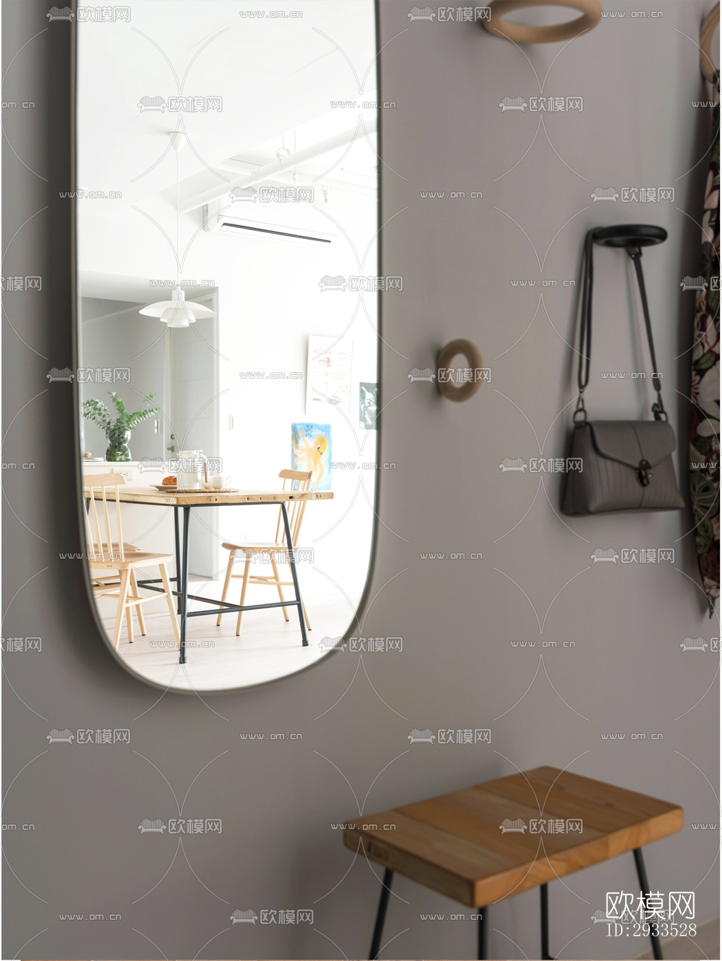 北欧公寓效果图下载（渲染图1）