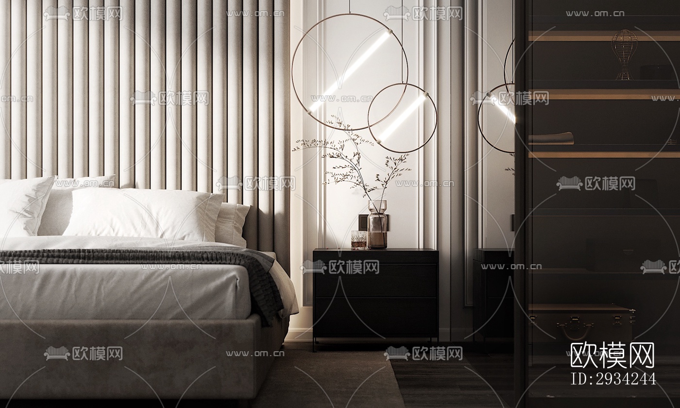 现代复式效果图下载（渲染图2）