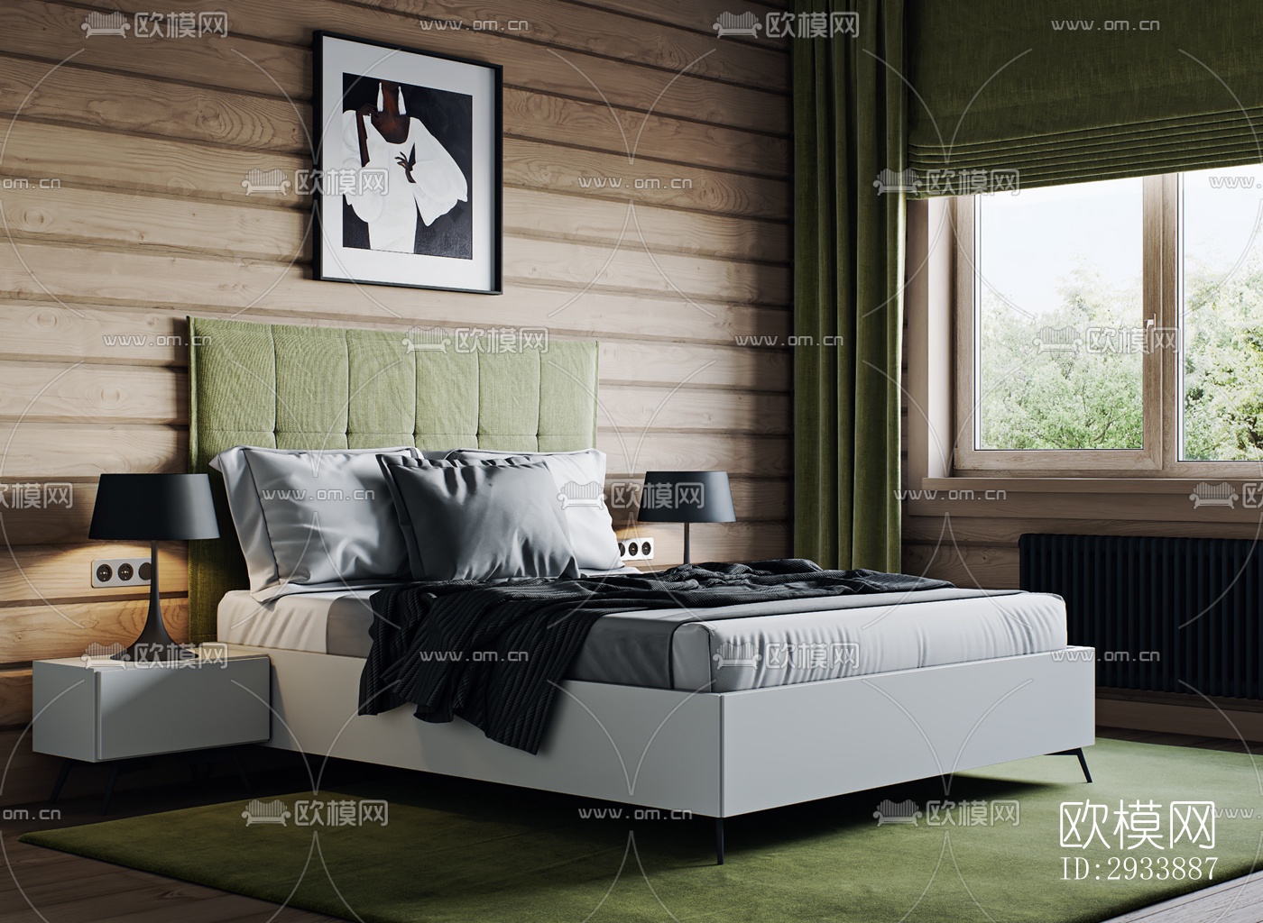 北欧别墅效果图下载（渲染图5）