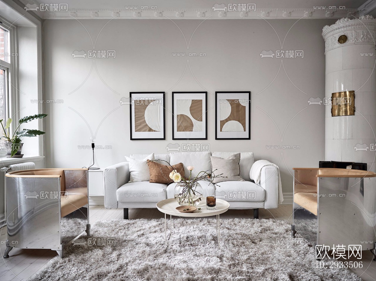 北欧公寓效果图下载（渲染图18）