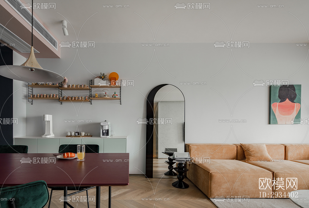 北欧平层效果图下载（渲染图12）