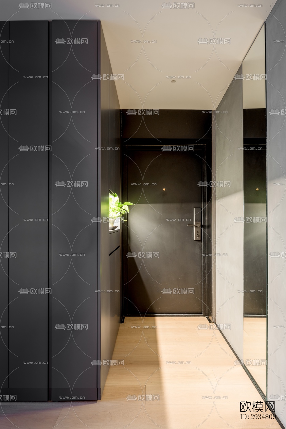 现代平层效果图下载（渲染图19）