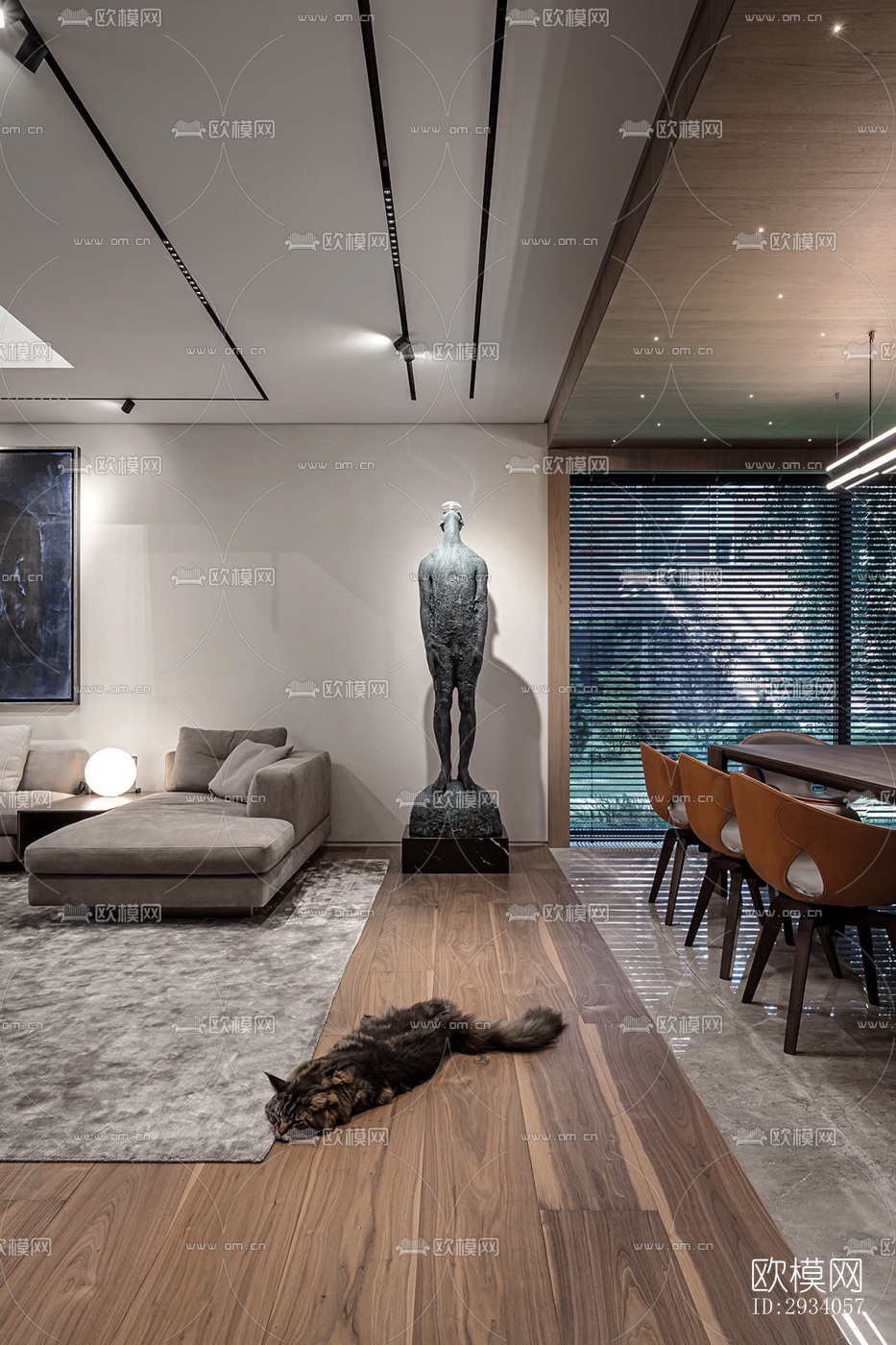 现代别墅效果图下载（渲染图4）