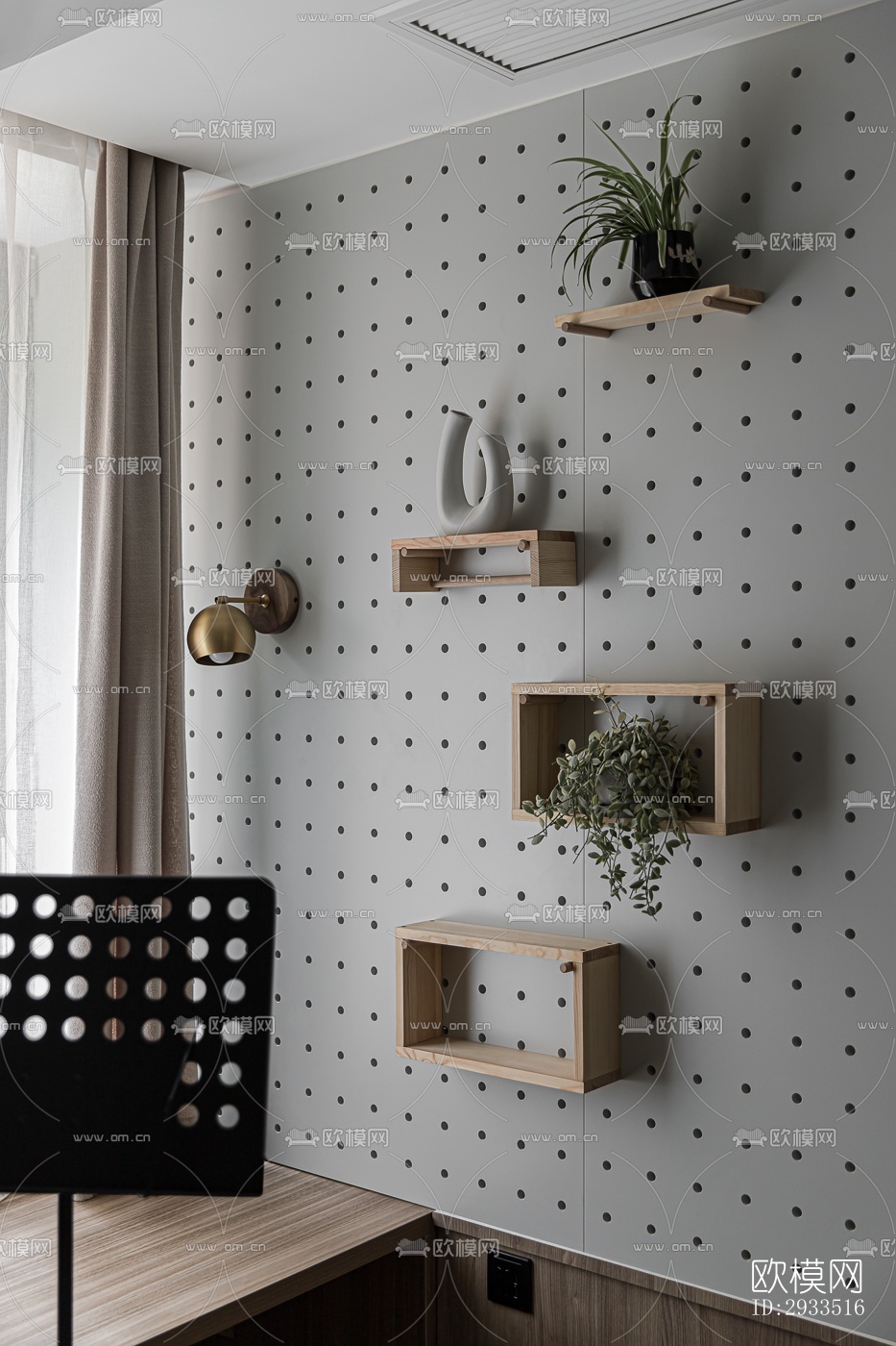 北欧公寓效果图下载（渲染图6）