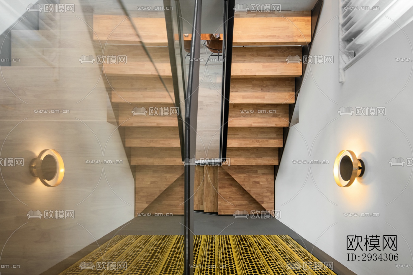 现代复式效果图下载（渲染图1）