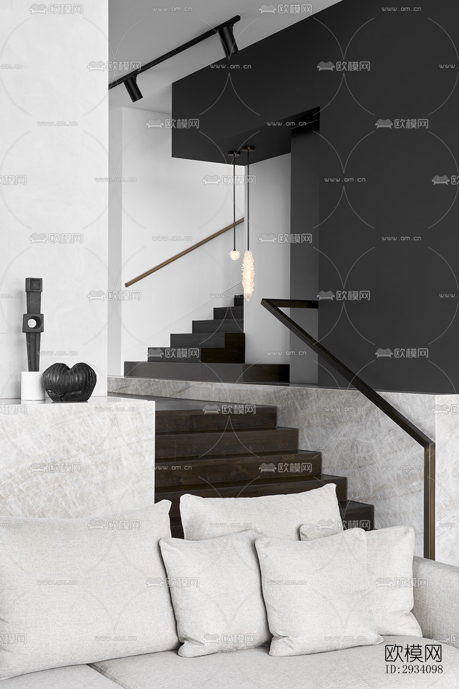 现代别墅效果图下载（渲染图4）