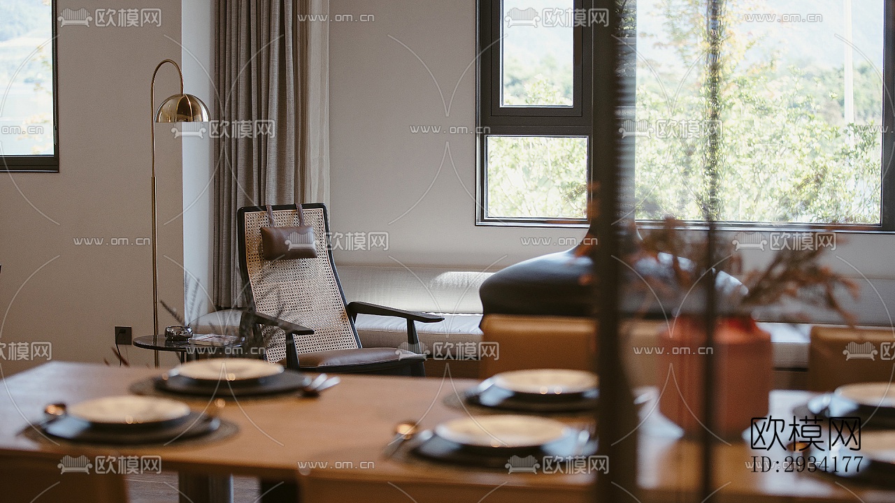 北欧复式效果图下载（渲染图17）