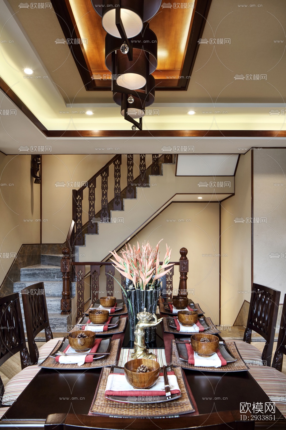 东南亚别墅效果图下载（渲染图18）