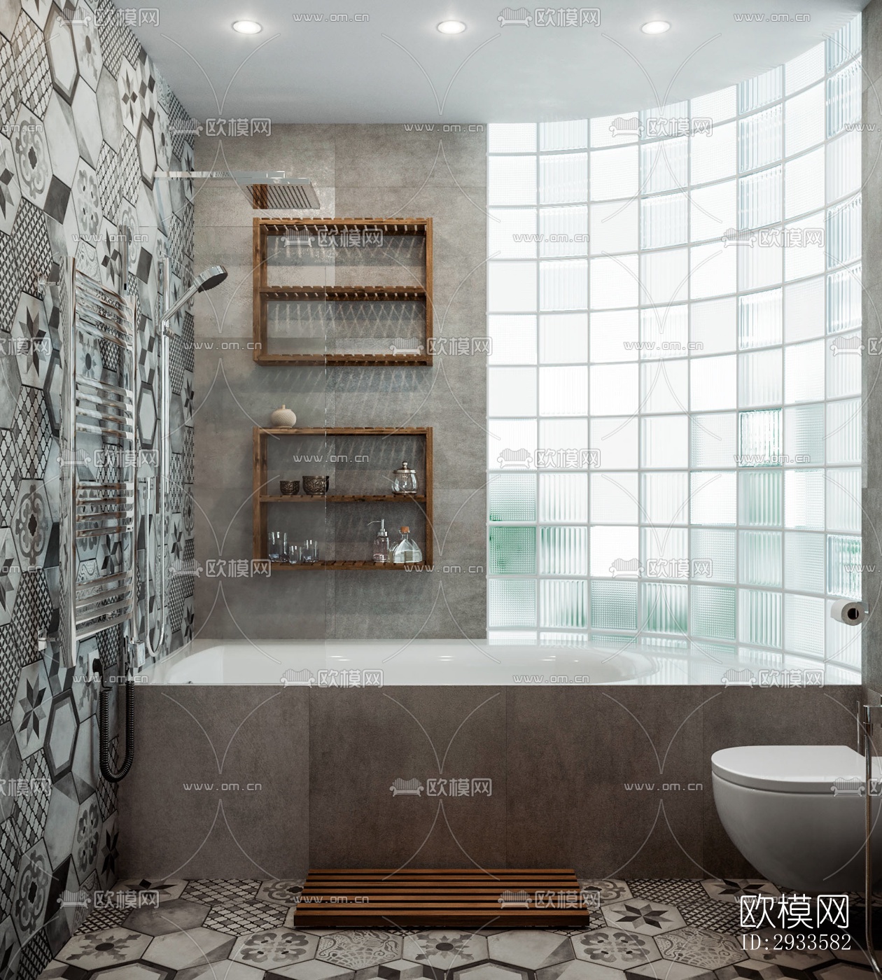 北欧公寓效果图下载（渲染图6）