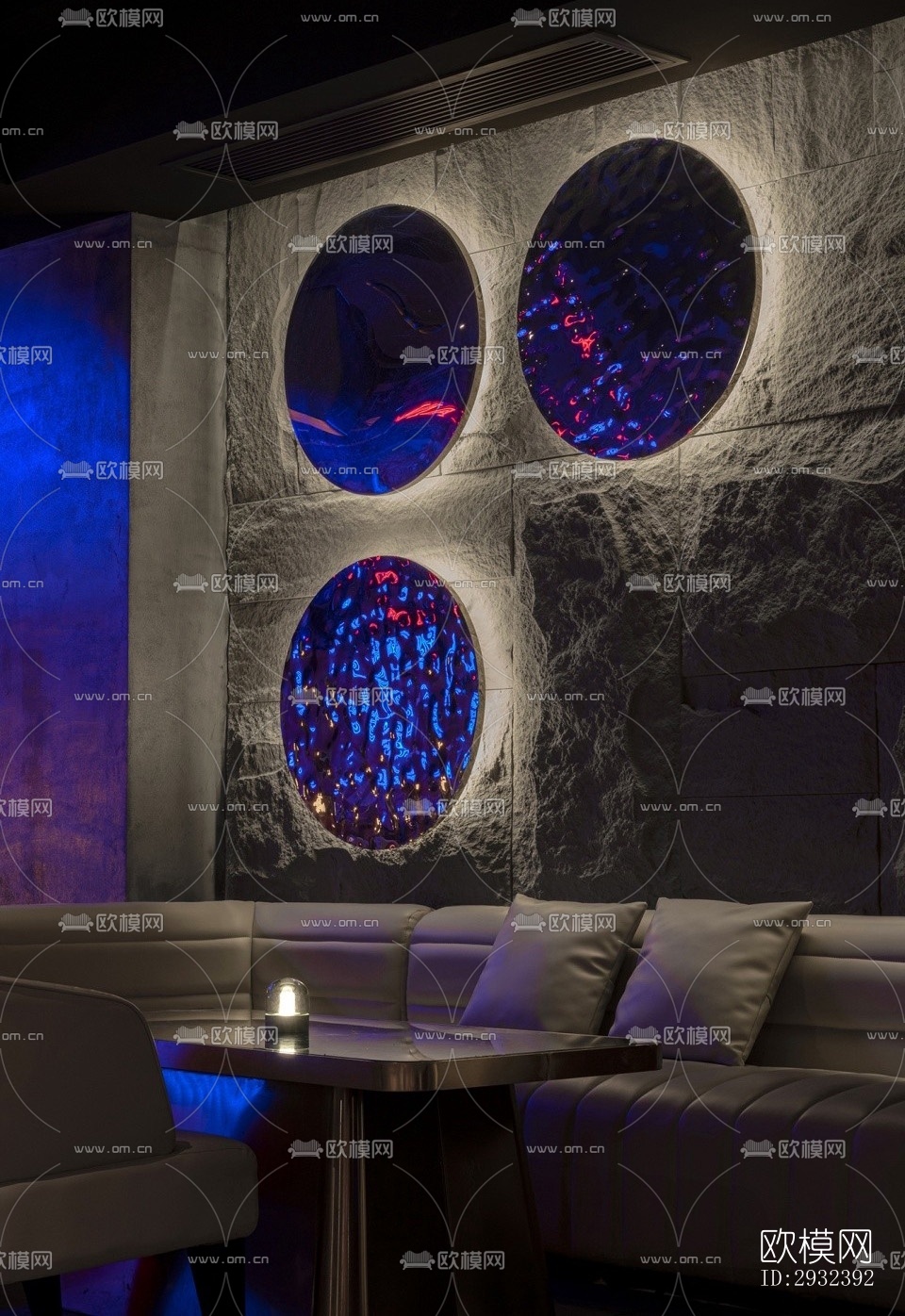 现代酒吧效果图下载（渲染图7）