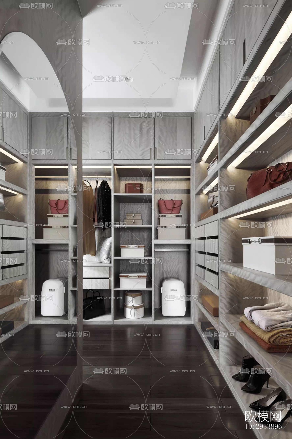 新中式别墅效果图下载（渲染图8）