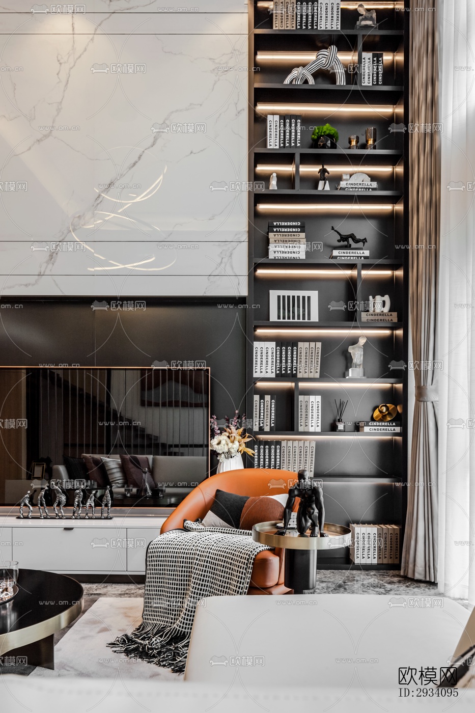 现代别墅效果图下载（渲染图16）