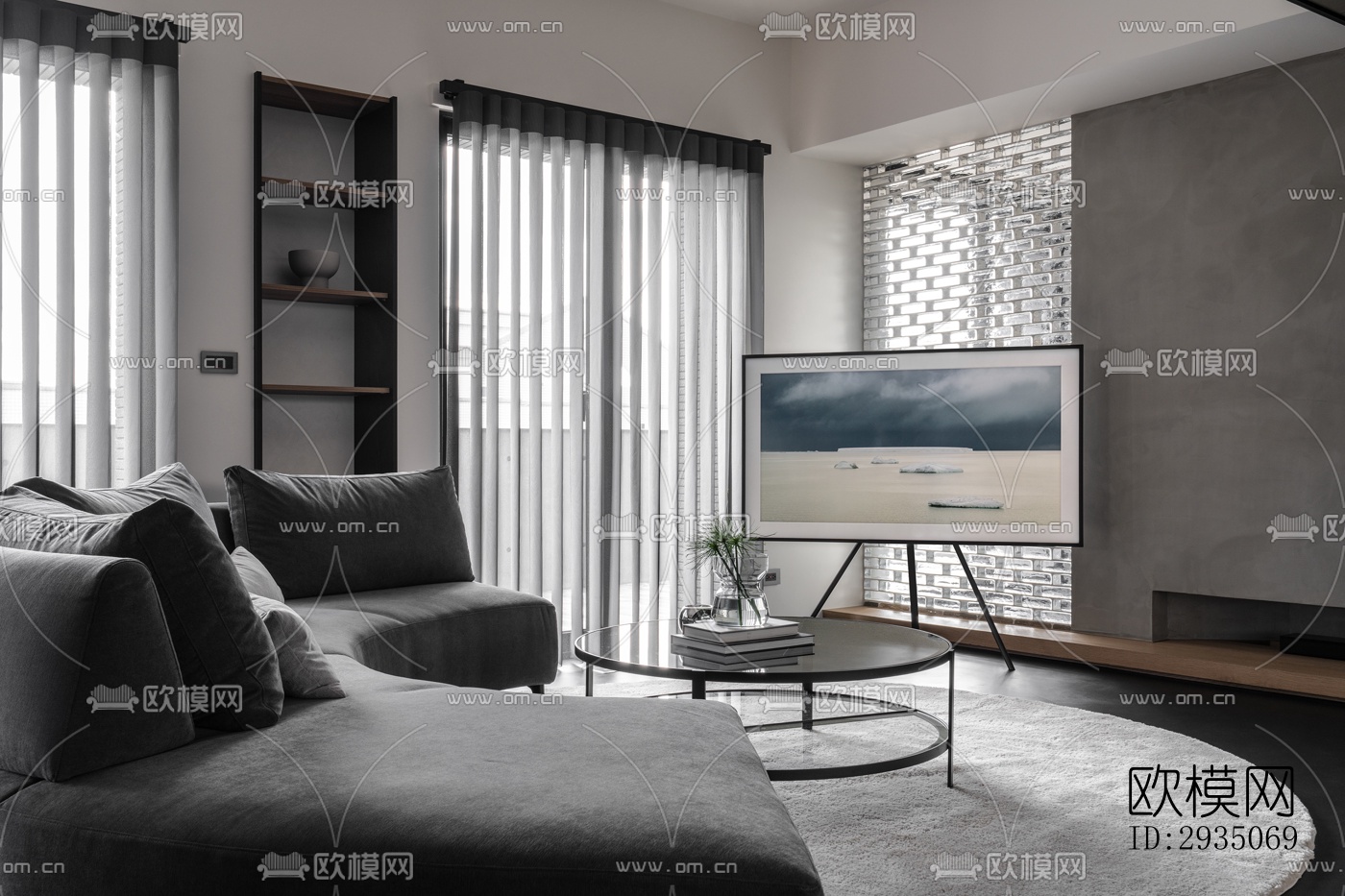 高级灰平层效果图下载（渲染图17）