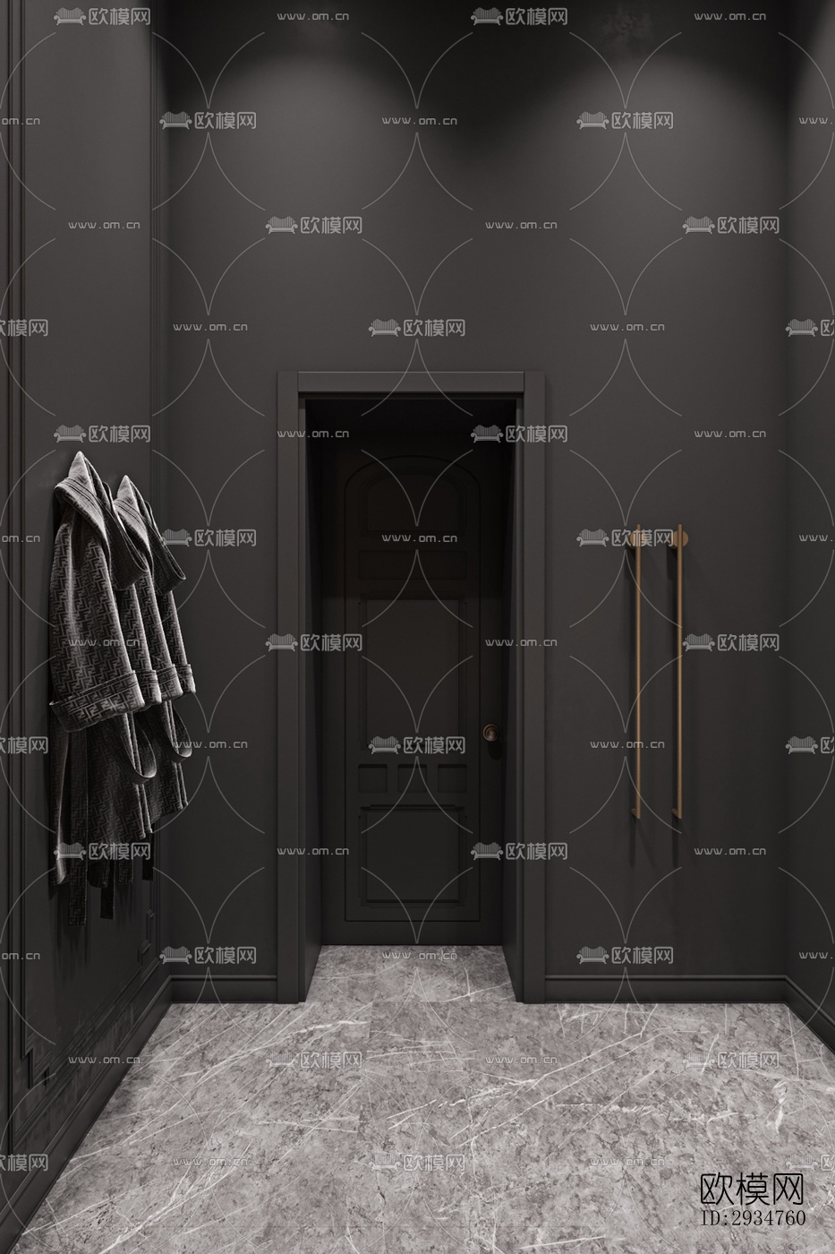 现代平层效果图下载（渲染图11）