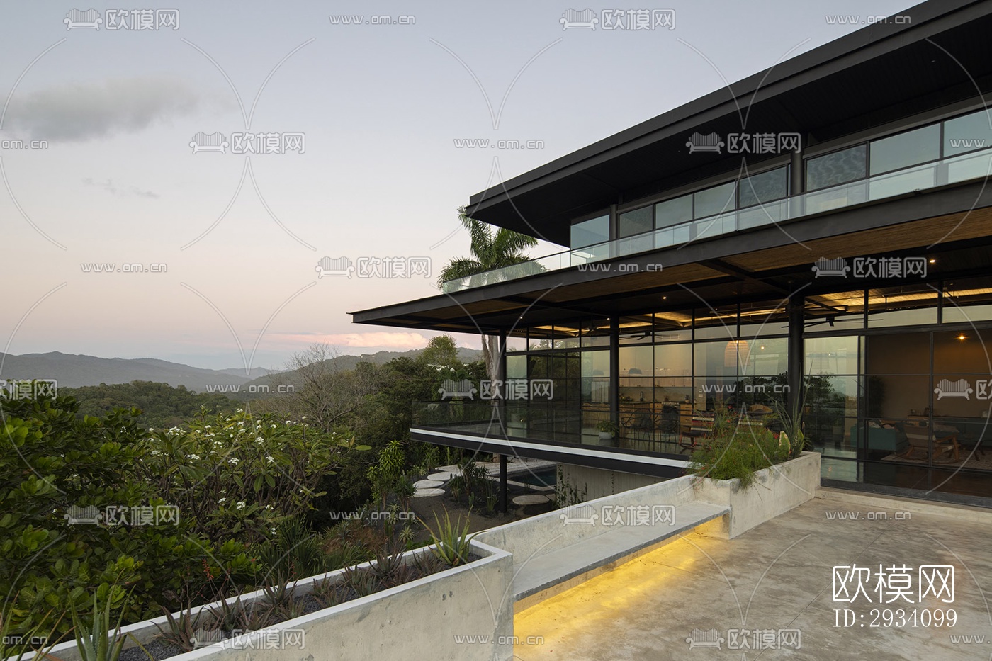 现代别墅效果图下载（渲染图11）