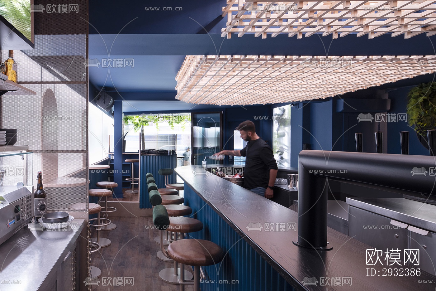 现代酒吧效果图下载（渲染图15）