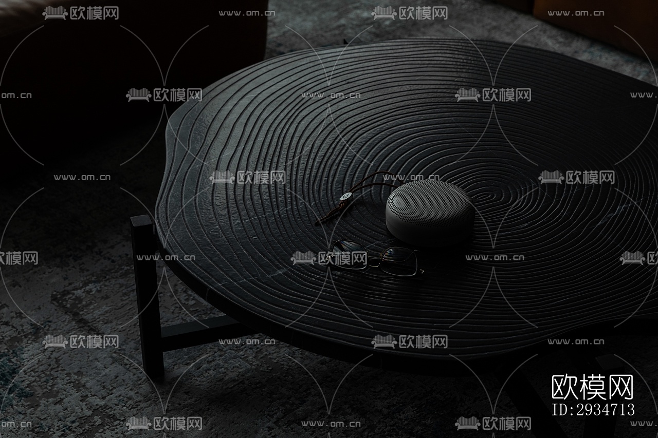 现代平层效果图下载（渲染图19）