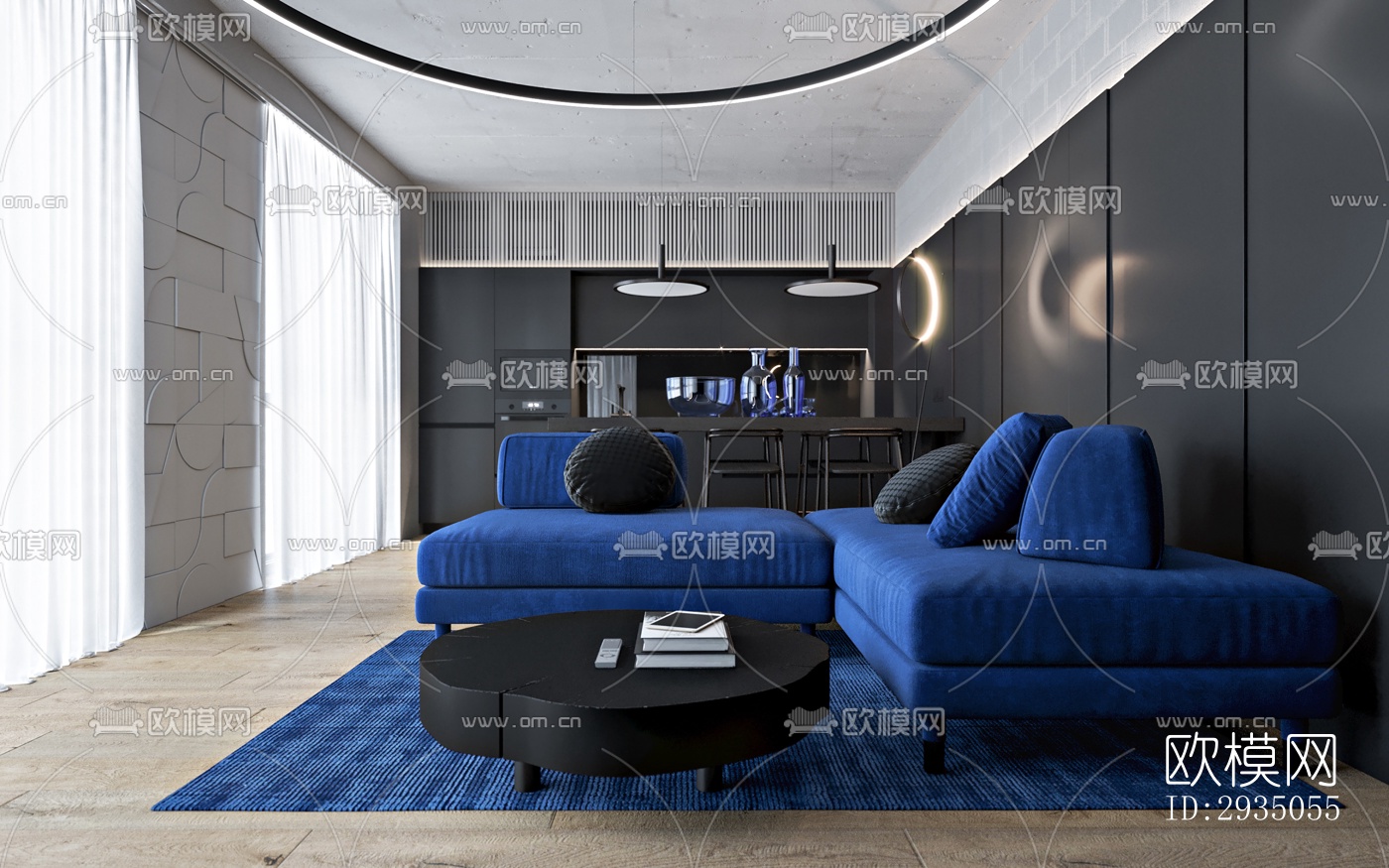 高级灰平层效果图下载（渲染图10）