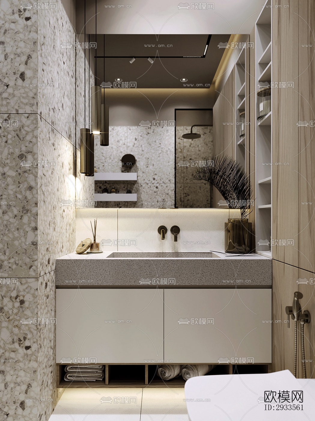 北欧公寓效果图下载（渲染图11）