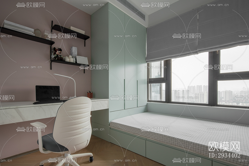 北欧平层效果图下载（渲染图5）