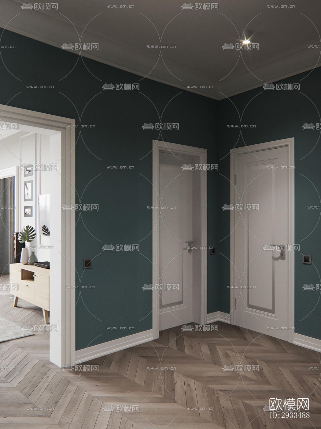 北欧公寓效果图下载（渲染图11）