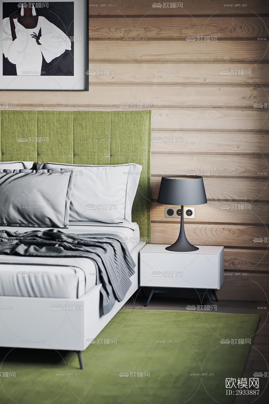 北欧别墅效果图下载（渲染图14）