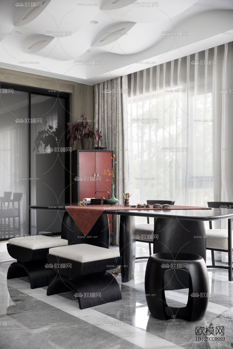 后现代别墅效果图下载（渲染图7）