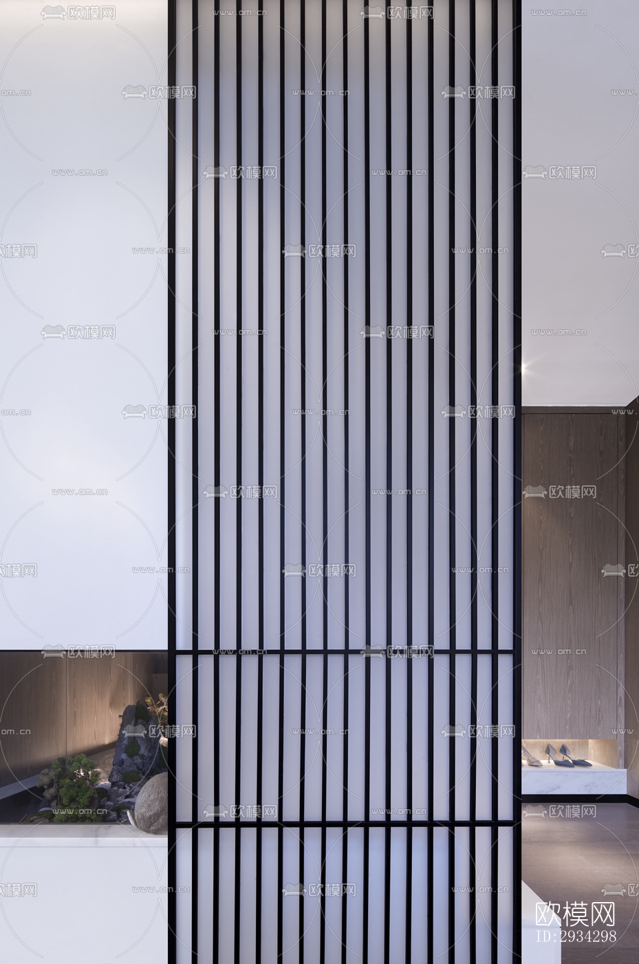 现代复式效果图下载（渲染图9）