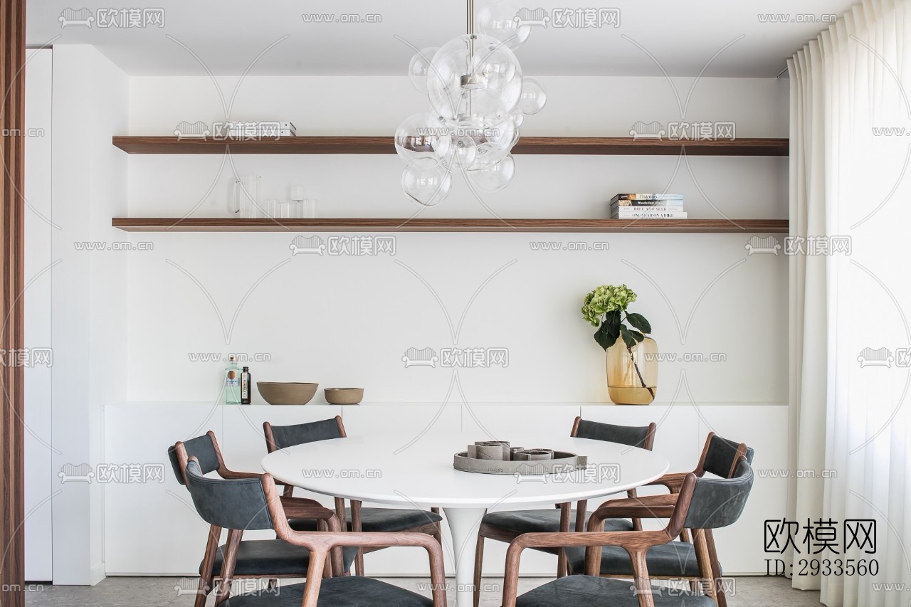 北欧公寓效果图下载（渲染图7）