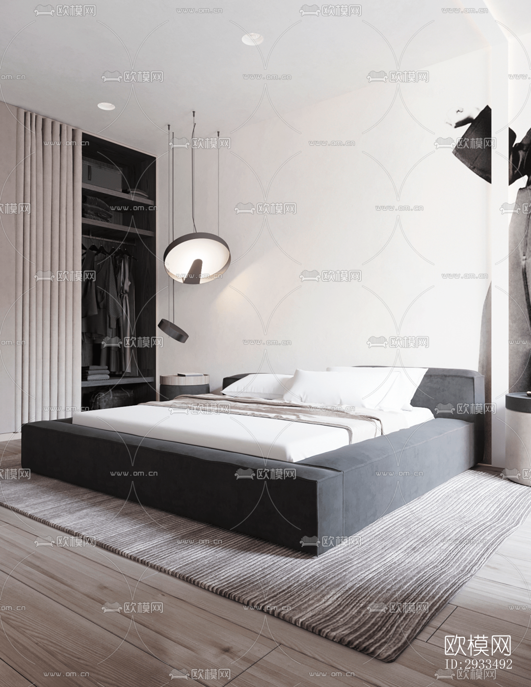 北欧公寓效果图下载（渲染图4）