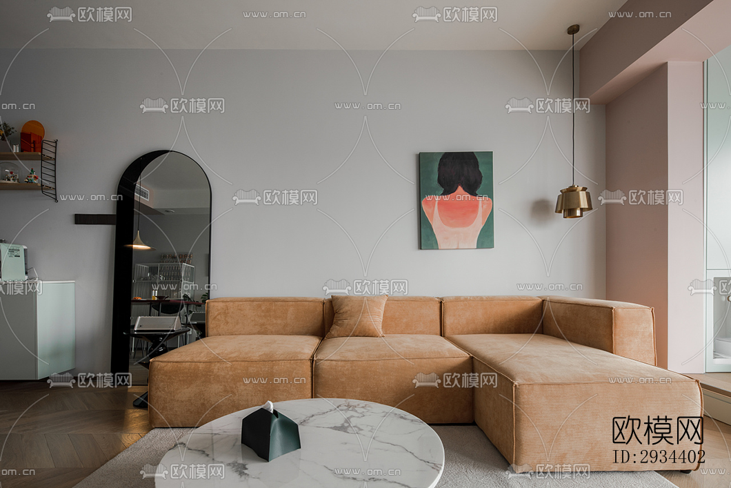 北欧平层效果图下载（渲染图10）